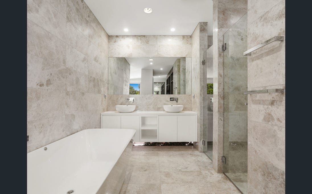 Master Bathroom — Hurstville Grove Residence by Pier 8 Constructions