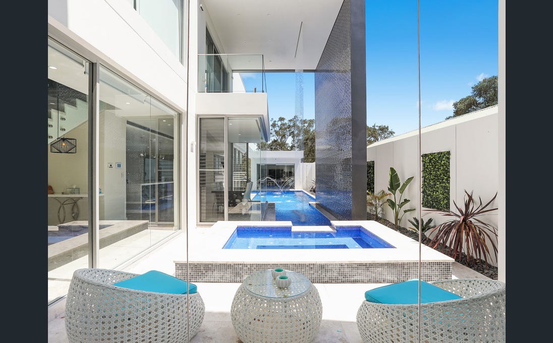 Mosaic Courtyard — Hurstville Grove Residence by Pier 8 Constructions