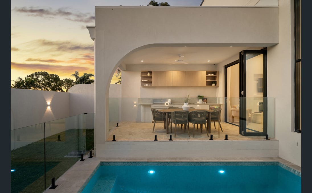 Arched Alfresco — Padstow Duplex by Pier 8 Constructions