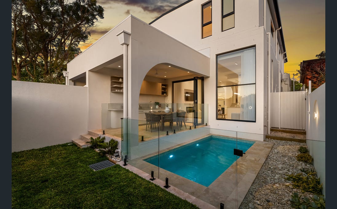 Courtyard & Pool — Padstow Duplex by Pier 8 Constructions